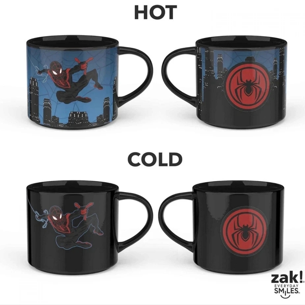 Spiderman Miles Morales Mug, Color Change Mug